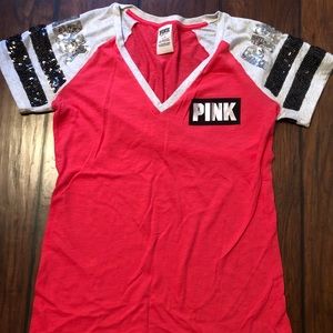 PINK Sequin T-Shirt
